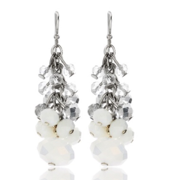 White House Black Market Linear Bauble Earrings - Picture 2 of 4